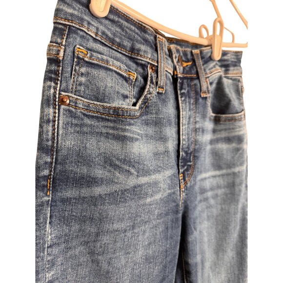 Levi's 721 High Rise Skinny Distressed Jeans Size 24/30 Stretchy Denim NWT $98 - Picture 9 of 13
